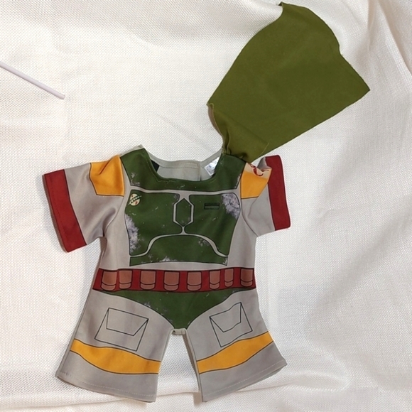 Build•A•Bear Ivory White in Boba Fett Costume - Picture 9 of 11